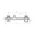 На фото Hi-Therm PP-R double wall plate elbow for mixer